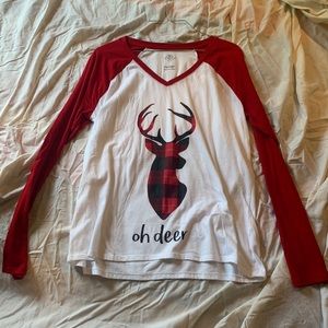 St. John’s Bay holiday shirt, size L